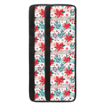Cute Christmas Poinsettia Pattern Print Refrigerator Handle Covers