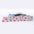 Cute Christmas Poinsettia Pattern Print Sports Towel