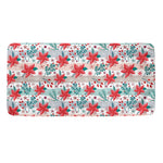 Cute Christmas Poinsettia Pattern Print Towel