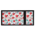 Cute Christmas Poinsettia Pattern Print Trifold Wallet