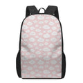 Cute Cloud Pattern Print 17 Inch Backpack