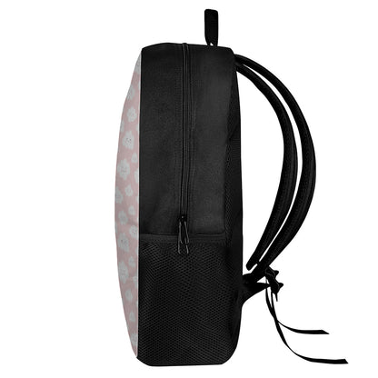 Cute Cloud Pattern Print 17 Inch Backpack