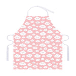 Cute Cloud Pattern Print Adjustable Apron