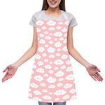 Cute Cloud Pattern Print Adjustable Apron