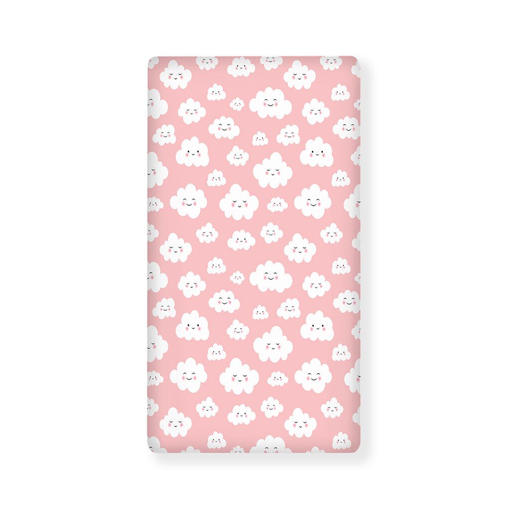 Cute Cloud Pattern Print Baby Crib Sheet