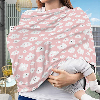 Cute Cloud Pattern Print Baby Seat Cover