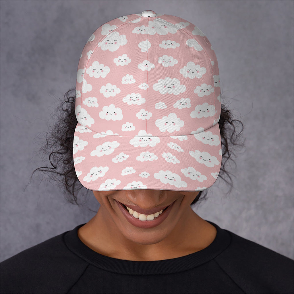 Cute Cloud Pattern Print Baseball Cap