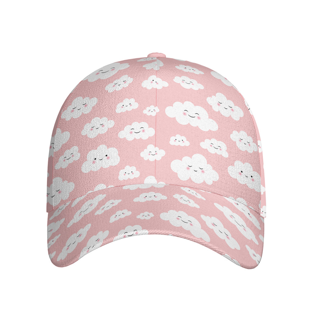 Cute Cloud Pattern Print Baseball Cap