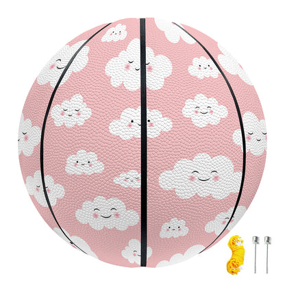 Cute Cloud Pattern Print Basketball