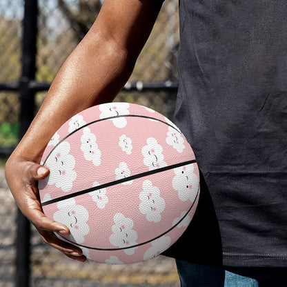 Cute Cloud Pattern Print Basketball