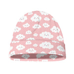 Cute Cloud Pattern Print Beanie