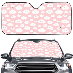 Cute Cloud Pattern Print Car Windshield Sun Shade