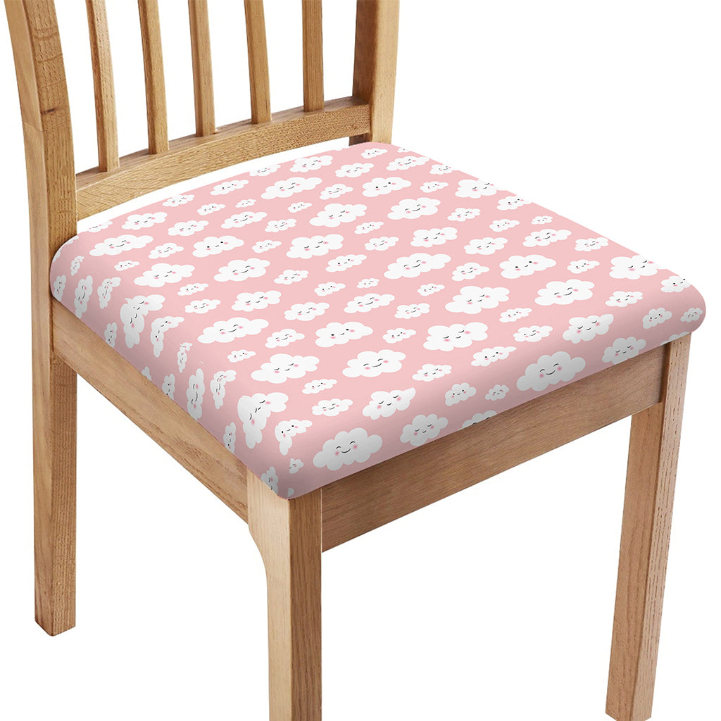 Cute Cloud Pattern Print Chair Cushion Cover