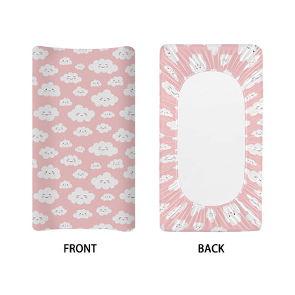 Cute Cloud Pattern Print Changing Pad Cover