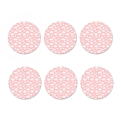 Cute Cloud Pattern Print Coaster Set