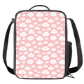 Cute Cloud Pattern Print Crossbody Lunch Bag