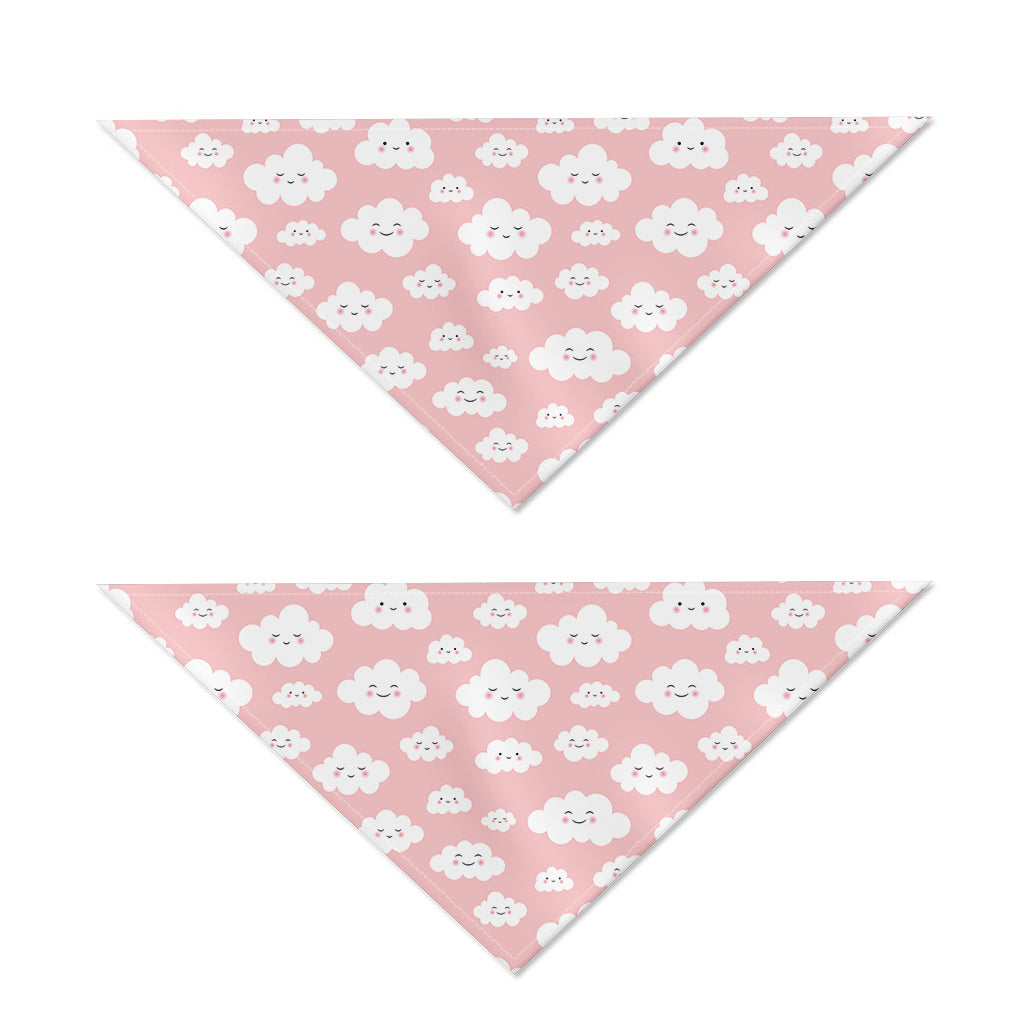 Cute Cloud Pattern Print Dog Bandana