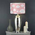 Cute Cloud Pattern Print Drum Lamp Shade