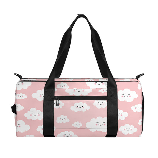Cute Cloud Pattern Print Gym Bag