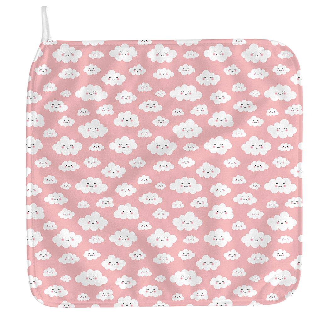 Cute Cloud Pattern Print Hand Towel