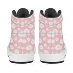 Cute Cloud Pattern Print High Top Leather Sneakers