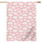 Cute Cloud Pattern Print House Flag