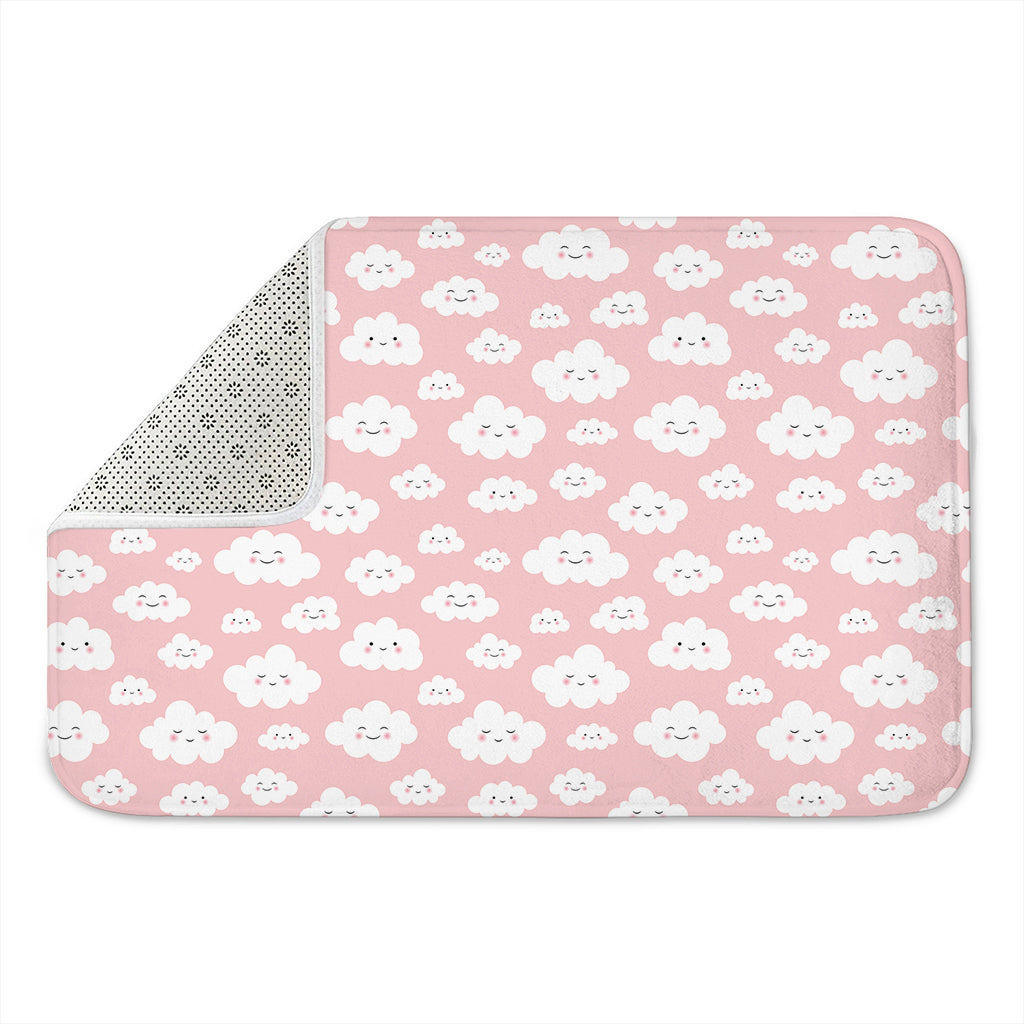 Cute Cloud Pattern Print Indoor Door Mat