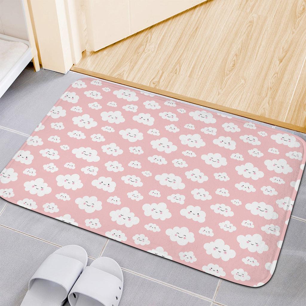 Cute Cloud Pattern Print Indoor Door Mat
