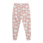 Cute Cloud Pattern Print Jogger Pants