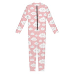 Cute Cloud Pattern Print Jumpsuit