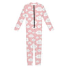 Cute Cloud Pattern Print Jumpsuit