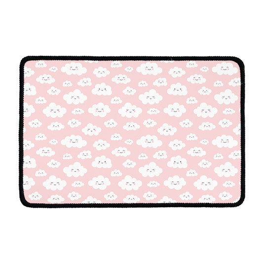 Cute Cloud Pattern Print Kitchen Mat