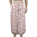 Cute Cloud Pattern Print Lantern Pants
