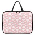 Cute Cloud Pattern Print Laptop Sleeve With Handle