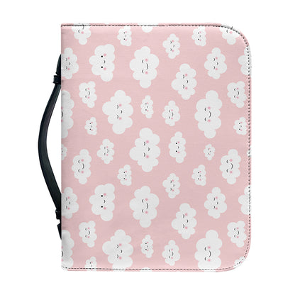 Cute Cloud Pattern Print Leather Bible Cover