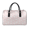 Cute Cloud Pattern Print Leather Duffel Bag
