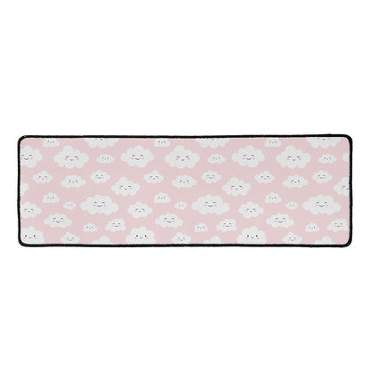 Cute Cloud Pattern Print Long Kitchen Mat