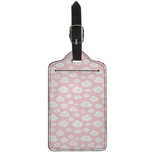 Cute Cloud Pattern Print Luggage Tag