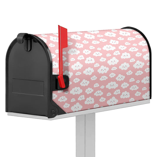 Cute Cloud Pattern Print Mailbox Cover