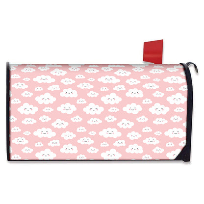 Cute Cloud Pattern Print Mailbox Cover