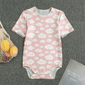 Cute Cloud Pattern Print Men's Bodysuit