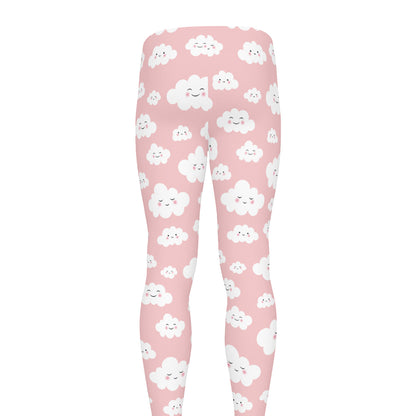 Cute Cloud Pattern Print Men's leggings