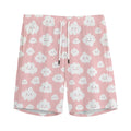 Cute Cloud Pattern Print Men's Athletic Shorts