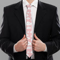 Cute Cloud Pattern Print Necktie