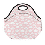 Cute Cloud Pattern Print Neoprene Lunch Bag