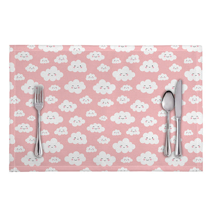 Cute Cloud Pattern Print Placemat