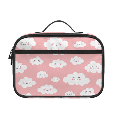 Cute Cloud Pattern Print Portable Lunch Bag