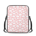 Cute Cloud Pattern Print Rectangular Crossbody Bag