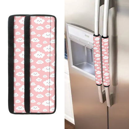 Cute Cloud Pattern Print Refrigerator Handle Covers