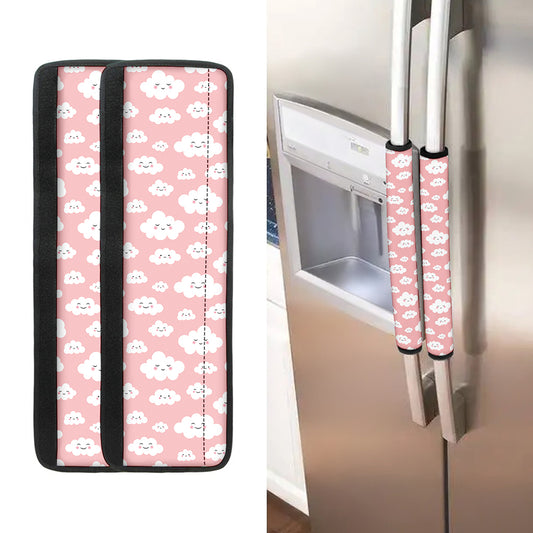 Cute Cloud Pattern Print Refrigerator Handle Covers